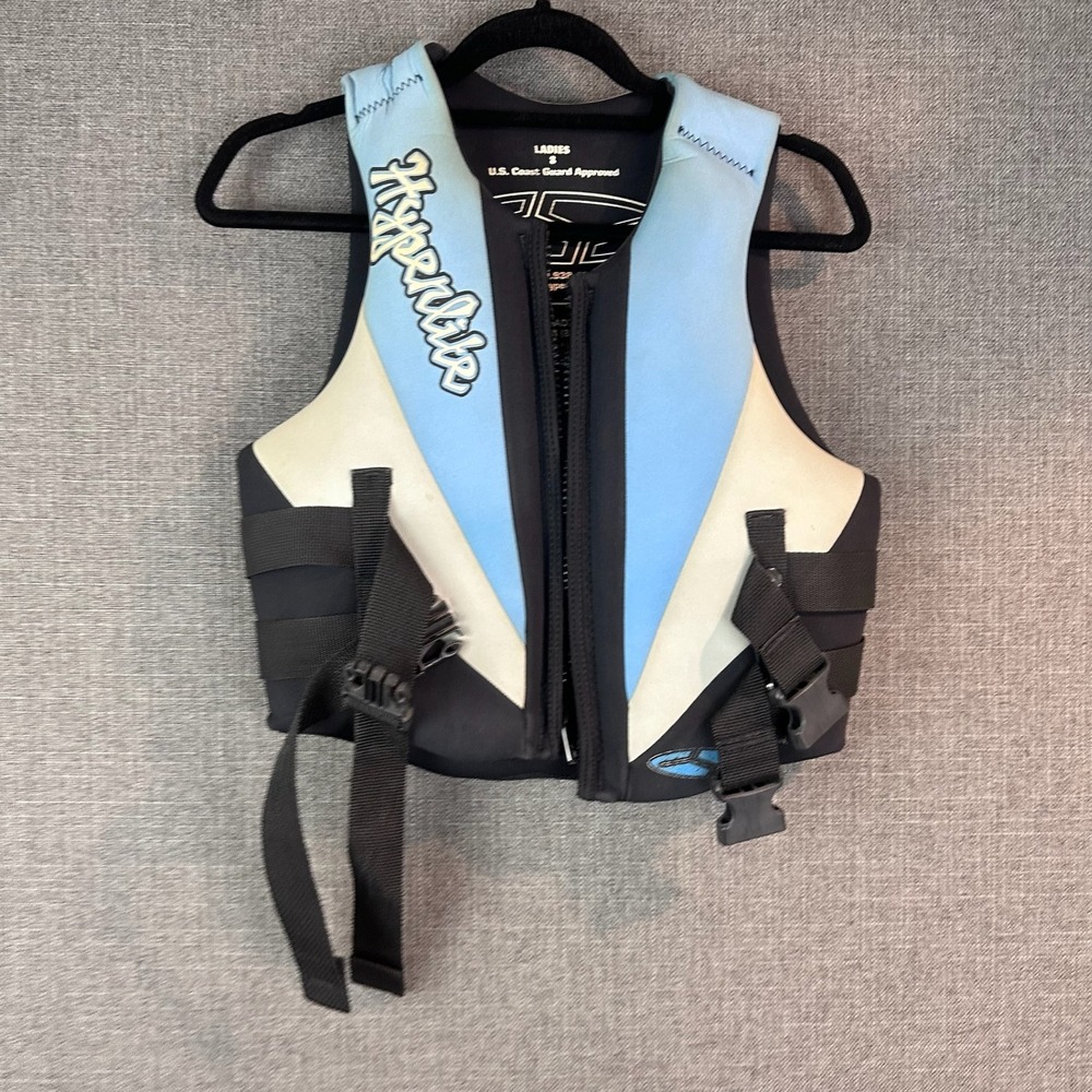 Hyperlite Ladies US Coast‎ Guard Approved Life Vest Vest Ski Vest Size 8